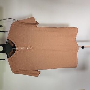 Men's Goodfellow and Co. 3 Button T-shirt, Color Tan, Size M